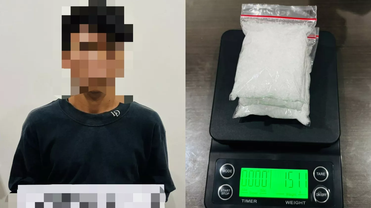 Pria Asal Butur Ditangkap di Kos Konsel, Simpan 151,1 Gram Sabu