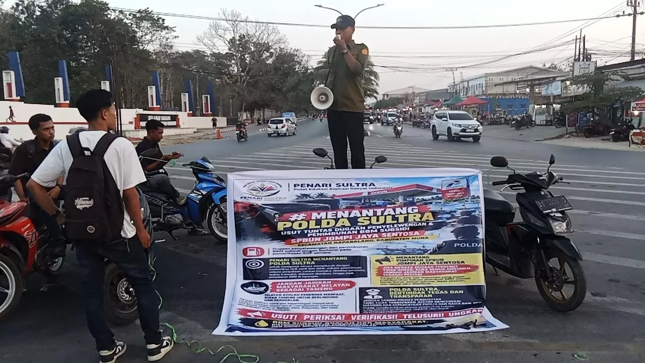 Kinerja Polda Sultra Dipertanyakan, PENARI Seruhkan Bawa Aduan BBM Subsidi SPBUN Jompi ke Dirjen Migas RI dan Mabes Polri