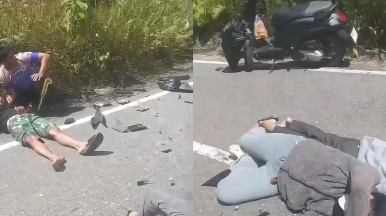 Nyalip di Jalan Berbelok, Dua Motor Bertabrakan di Kolaka Utara, Tiga Orang Luka-luka