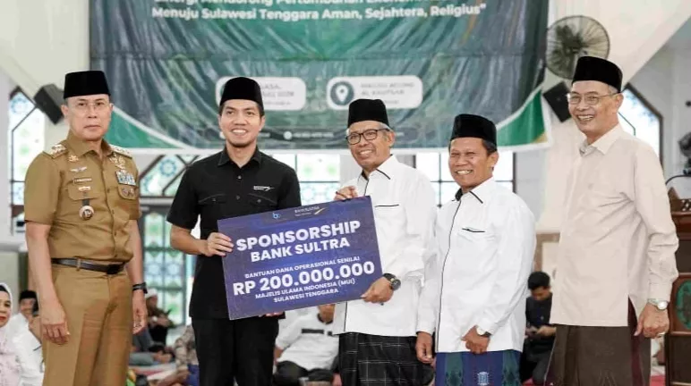 Bank Sultra Serahkan Bantuan Rp200 Juta untuk Operasional MUI Sultra