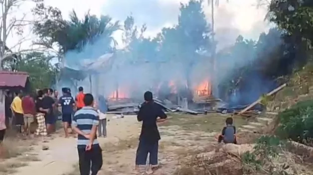 Kebakaran Hanguskan Rumah Petani di Konawe Selatan, Seluruh Harta Tak Terselamatkan