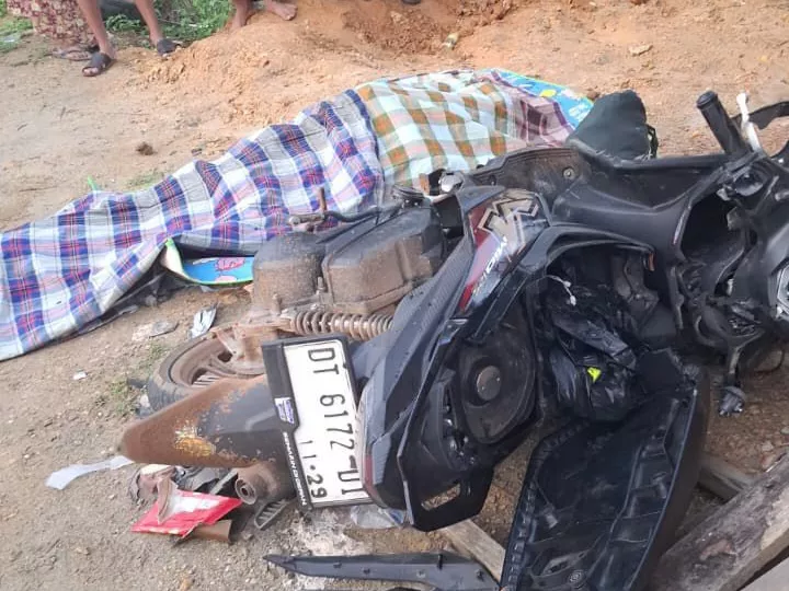 Lakalantas di Jalan Poros Morosi Konawe, Pemotor Pria Tewas di Tempat