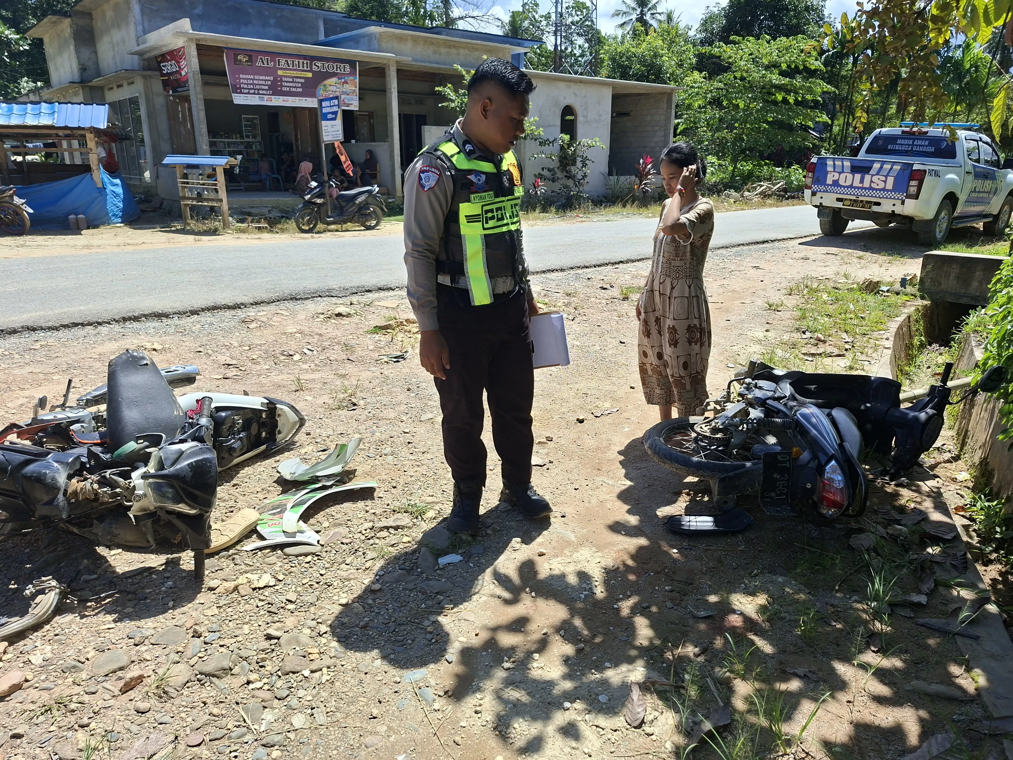 Kecelakaan di Perempatan Desa Mekar Jaya, Siswi SMP di Konsel Meninggal Dunia