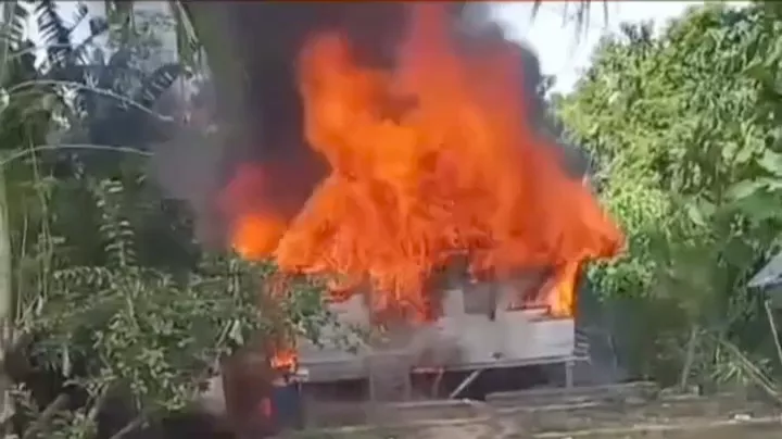Rumah Warga di Desa Polindu Buteng Ludes Terbakar, Kerugian Capai Rp100 Juta