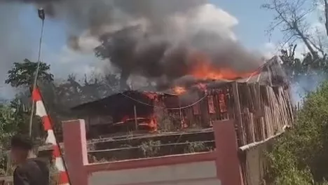 Kebakaran di Marobo Muna, Rumah Warga Ludes Saat Ditinggal ke Kebun