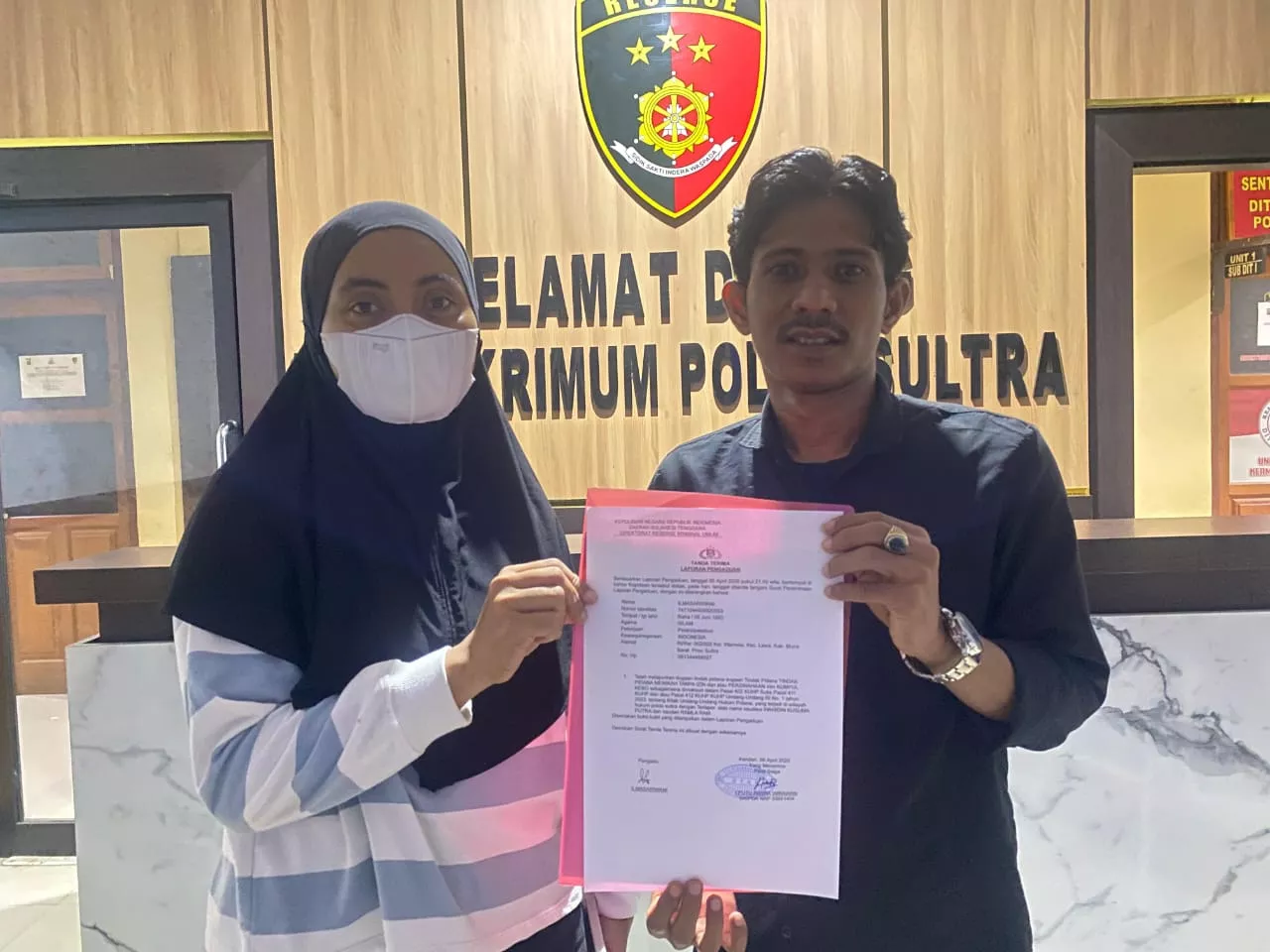 Mantan Ketua Pospera Sultra Dilaporkan Istri atas Dugaan Nikah Siri dan Perzinaan