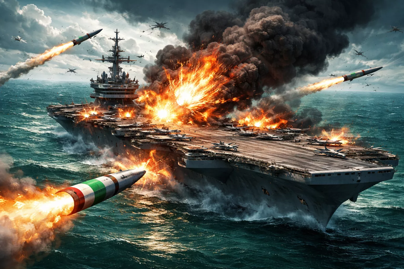 The Times of Israel: Kapal Induk Amerika Serikat Dibom Iran