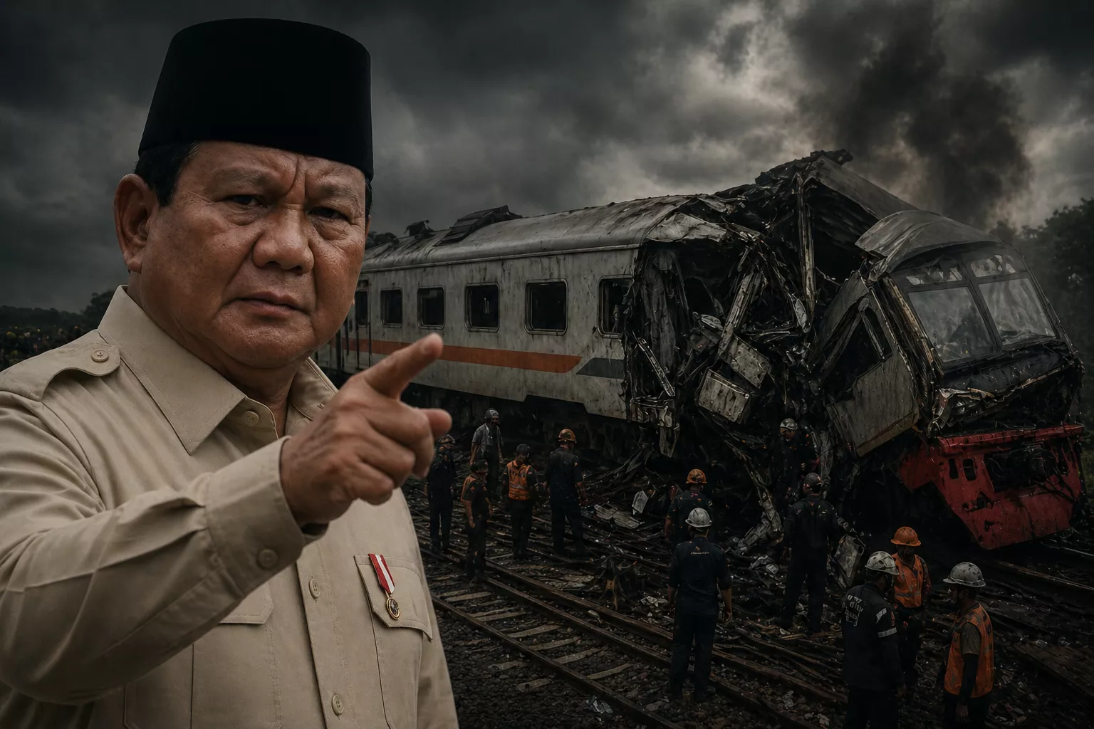 Presiden Prabowo Turun Tangan, Segera Investigasi Tabrakan Maut KA di Bekasi