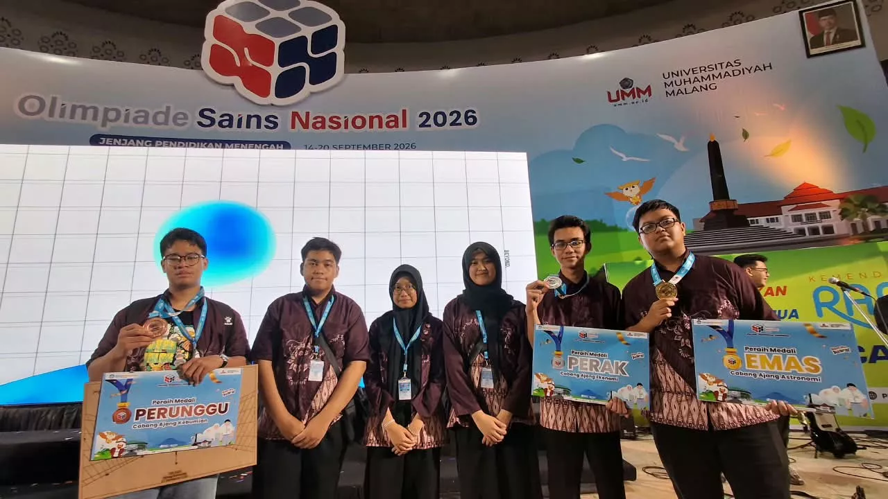 MAN 2 Pekanbaru Ukir Prestasi Nasional, Raih 3 Medali dan 1 Honorable Mention