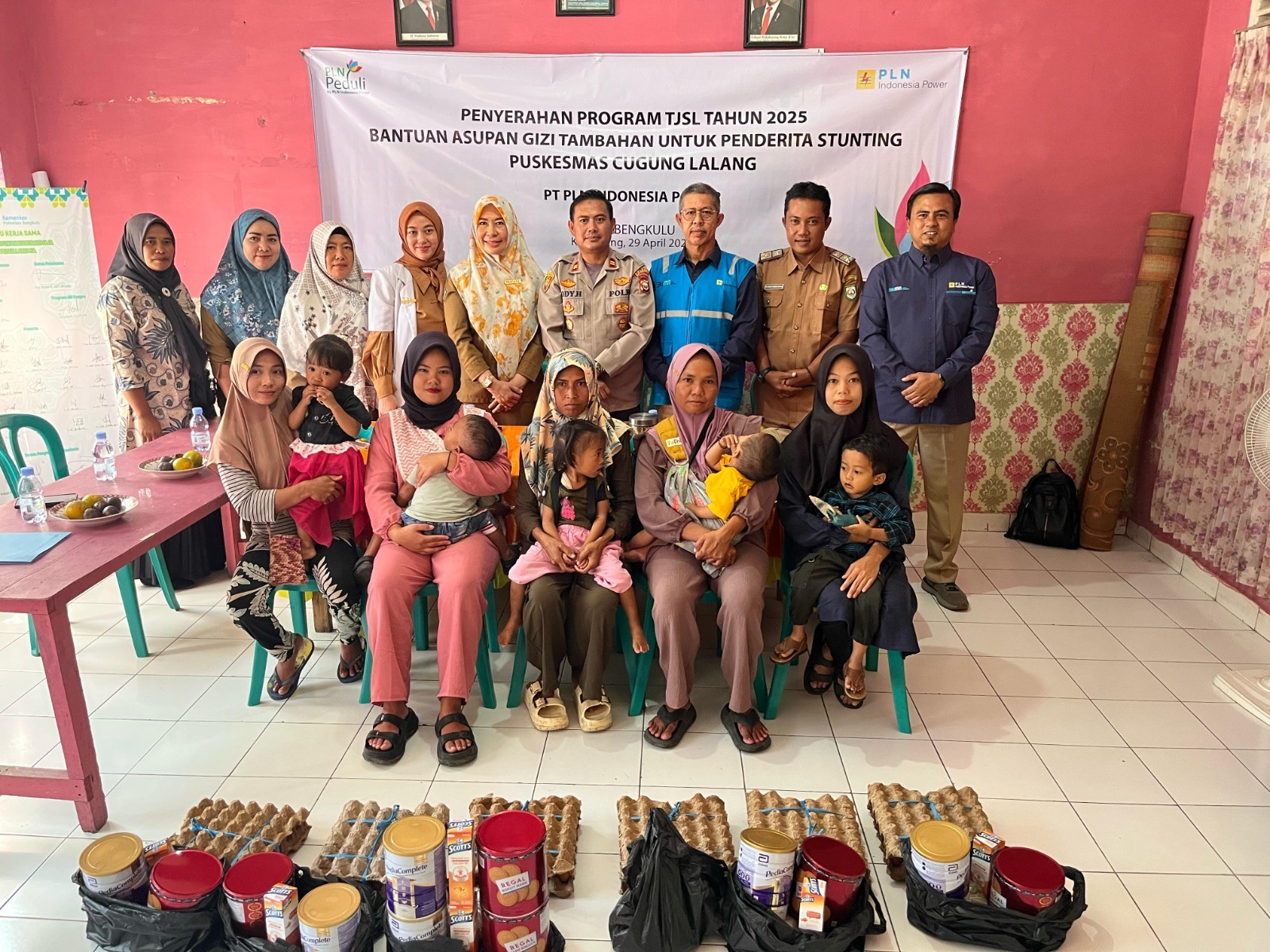 Komitmen TJSL: PLN UBP Bengkulu Beri Asupan Gizi Tambahan bagi Balita di 4 Desa