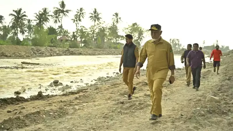 Empat Kecamatan Masih Kekurangan Air, Gubernur Sumbar Cek Pembenahan Gunung Nago