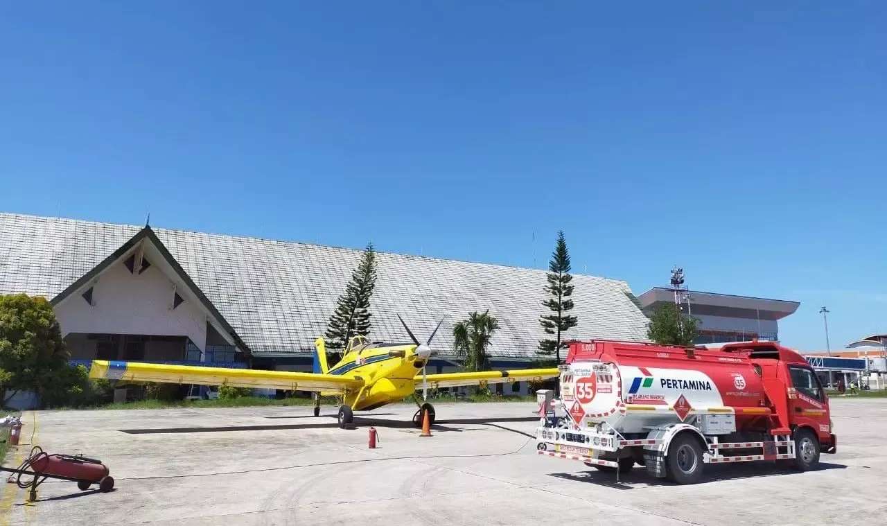 Pasokan BBM Satu Harga di Krayan Tetap Normal, Pertamina Kirim Pertalite Gunakan Pesawat Air Tractor