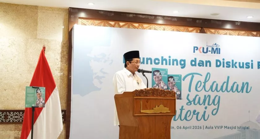 Akademisi UIN Ar-Raniry Rilis Buku Biografi Menag Nasaruddin Umar di Istiqlal