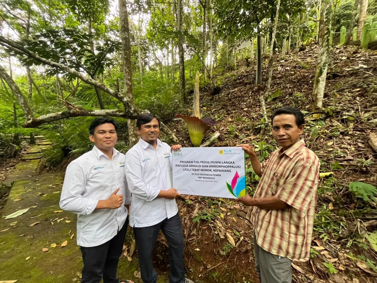 Program TJSL PLN Indonesia Power PLTA Musi Dukung Penguatan Taman Konservasi Puspa Langka