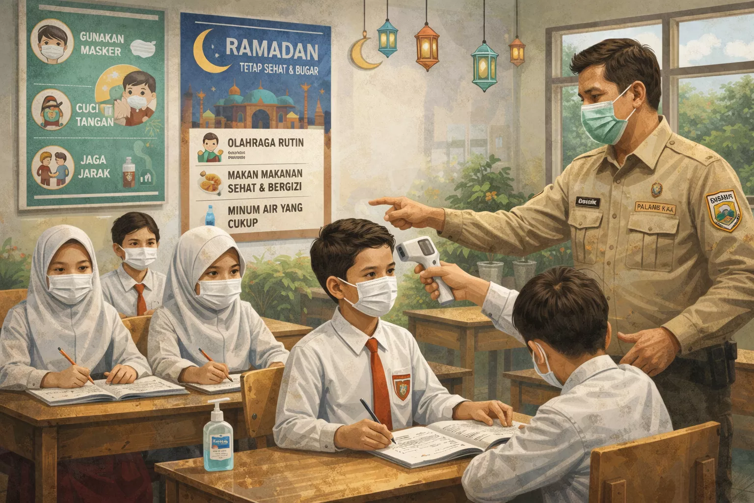 Jamin Belajar Tetap Optimal, Disdik Palangka Raya Tekankan Prokes dan Pola Hidup Sehat Selama Ramadan