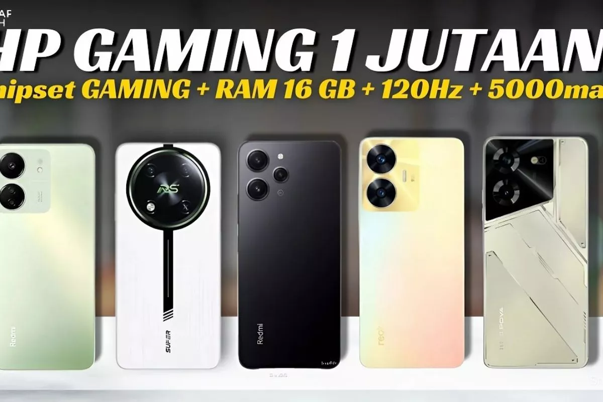 Daftar HP Gaming Rp1 Jutaan Terbaik 2026: RAM Besar, Baterai Jumbo