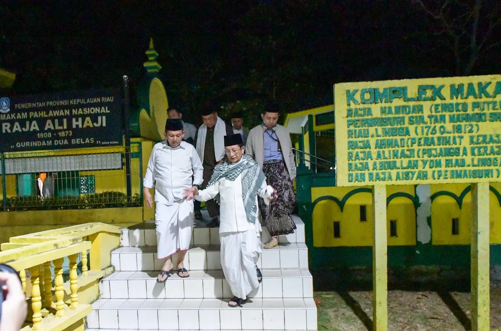 Ziarah ke Pulau Penyengat, Menag Nasaruddin Umar Ungkap Jejak Sejarah Keluarga dan Kekaguman pada Warisan Melayu