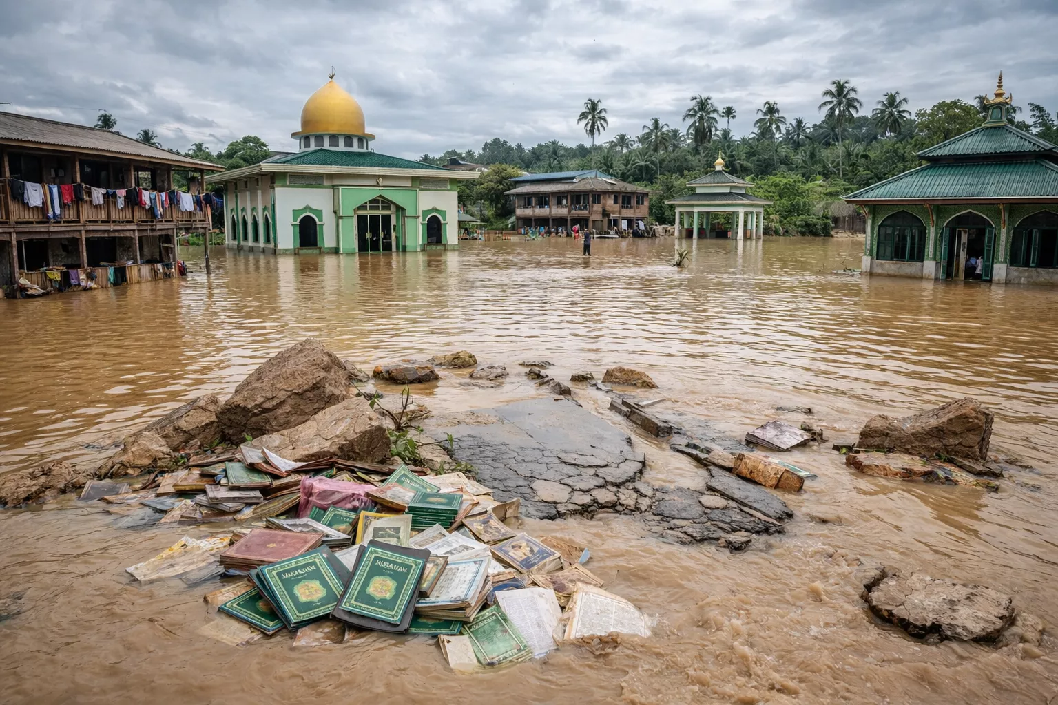 Banjir Rusak Ratusan Dayah dan Balai Pengajian di Aceh Timur, Kegiatan Pendidikan Terganggu