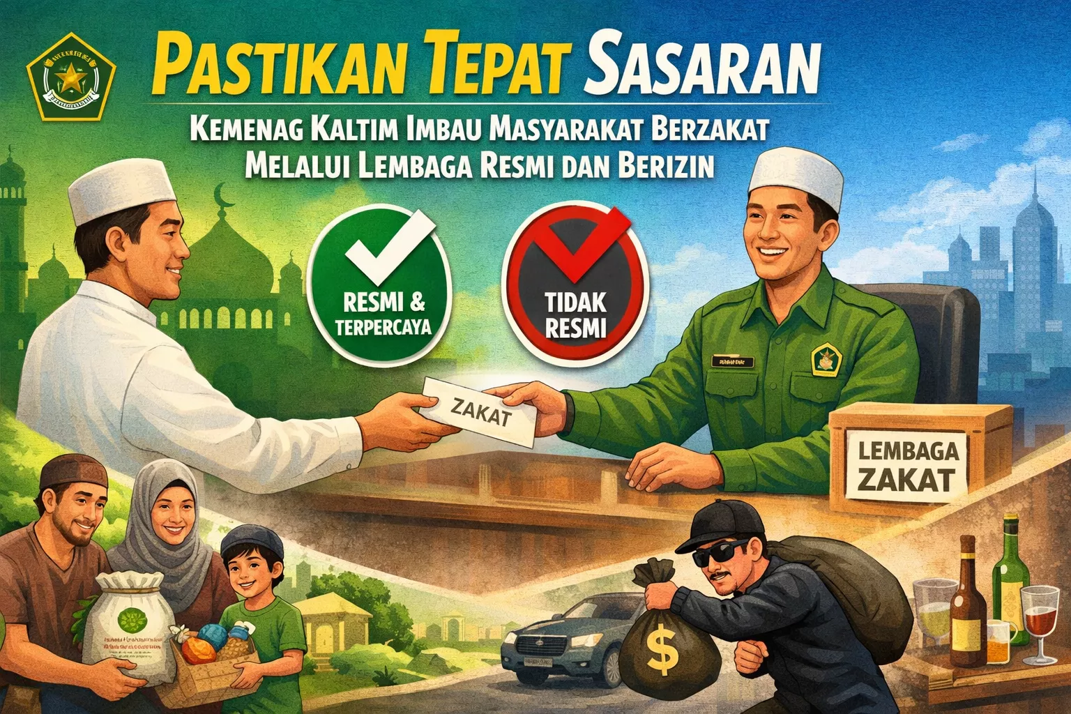 Kemenag Kaltim Ingatkan Umat: Salurkan Zakat ke Baznas atau LAZ Berizin demi Keamanan Syariat