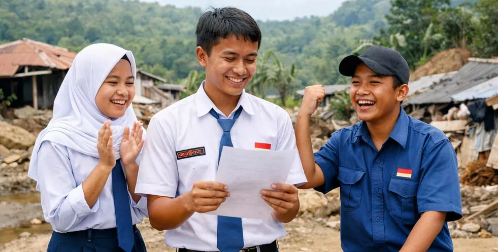 Kabar Baik! Pemprov Sumut Gratiskan Uang Sekolah SMA/SMK di Daerah Terdampak Bencana