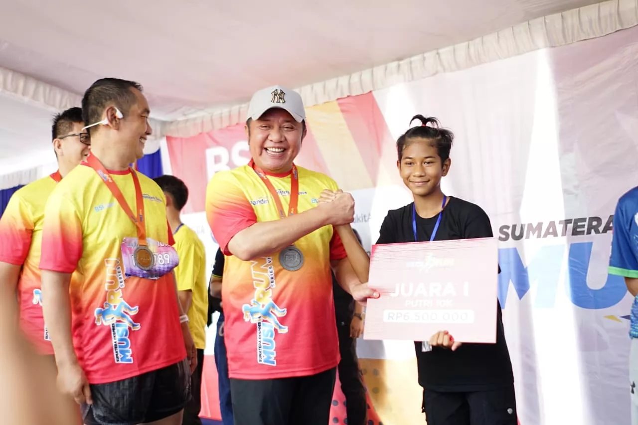 SUMEKS MUSI RUN VI Pecah Rekor, 2.045 Pelari Padati Jakabaring