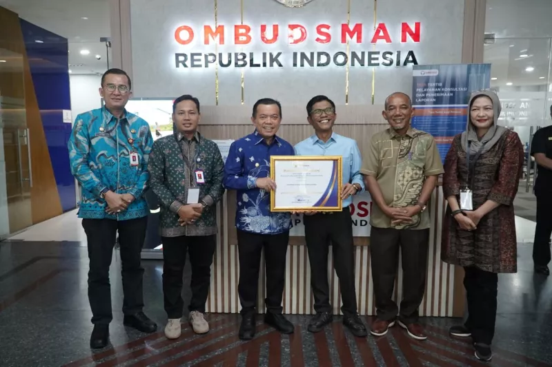 Pemprov Jambi Peringkat Pertama Nasional Raih Opini Ombudsman Tanpa Maladministrasi