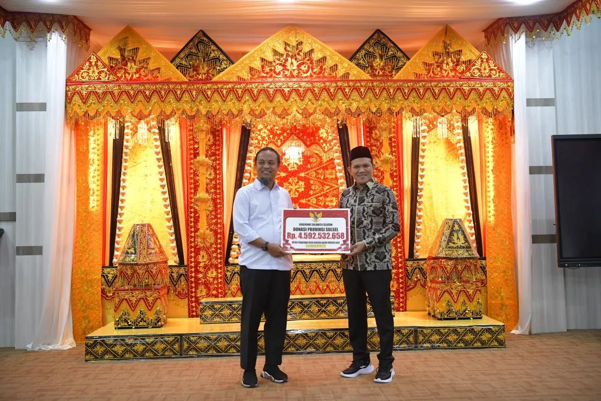 Wagub Aceh Terima Bantuan Kemanusiaan dari Tiga Daerah