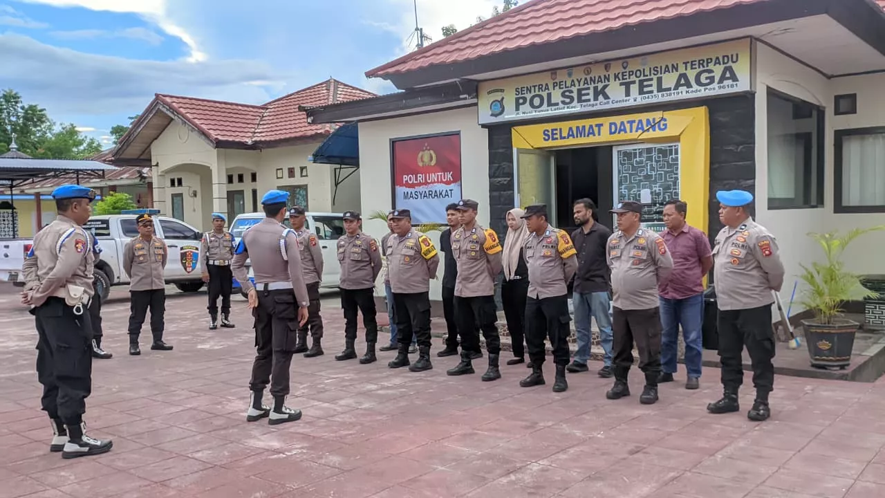 Ops Gaktiblin Propam Polda Gorontalo Sasar Disiplin Personel Polsek Telaga