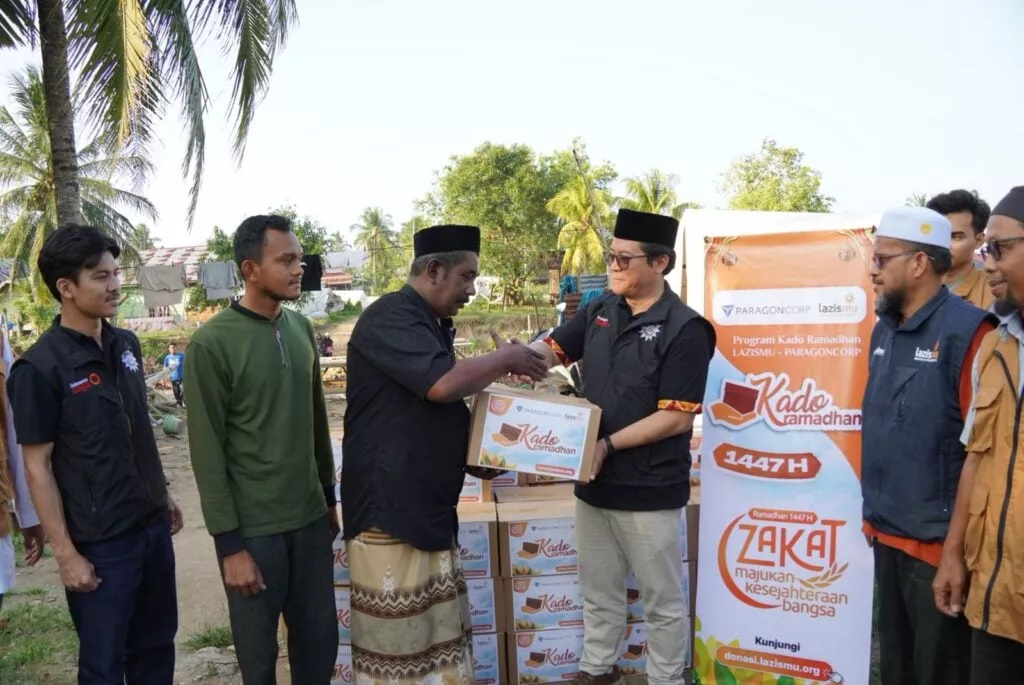 Lazismu dan Paragon Corp Salurkan Bantuan Kado Ramadan di Aceh