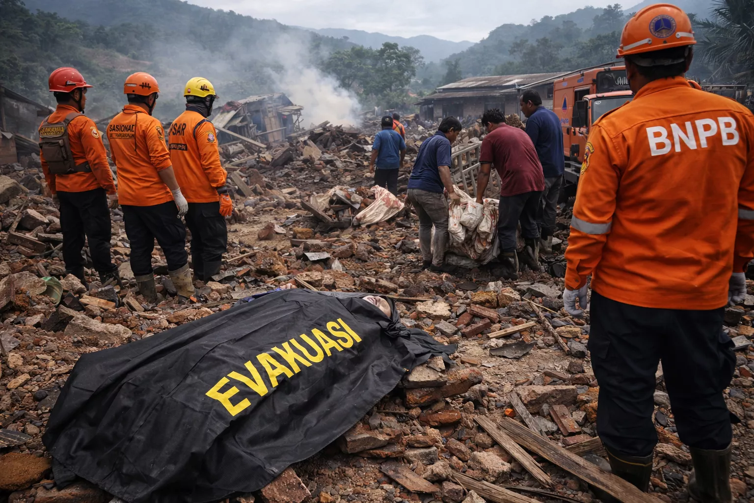 Jumlah Korban Meninggal Bencana Sumut Capai 374 Orang