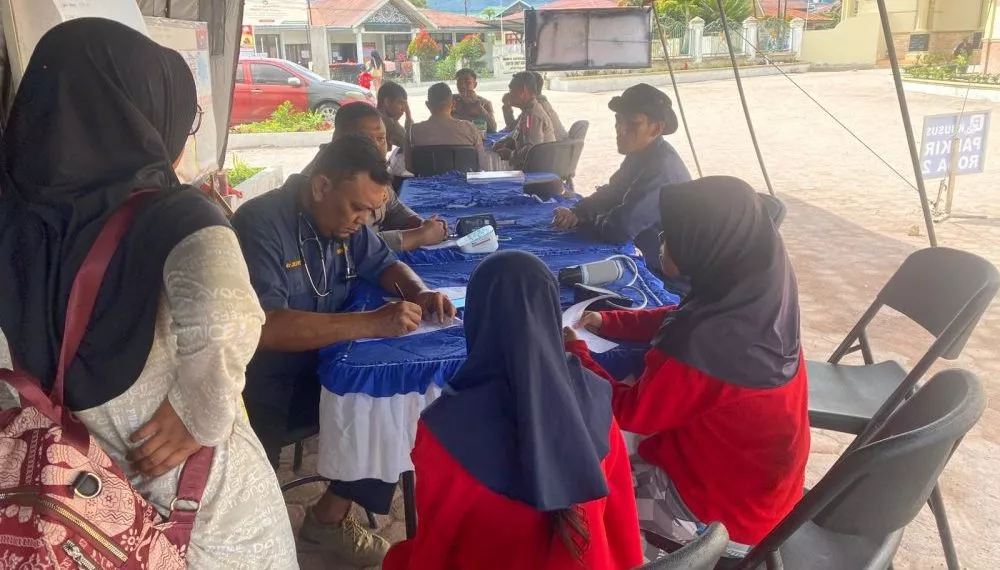 Polres Aceh Tengah Sediakan Layanan Kesehatan Gratis untuk Warga Pascabencana