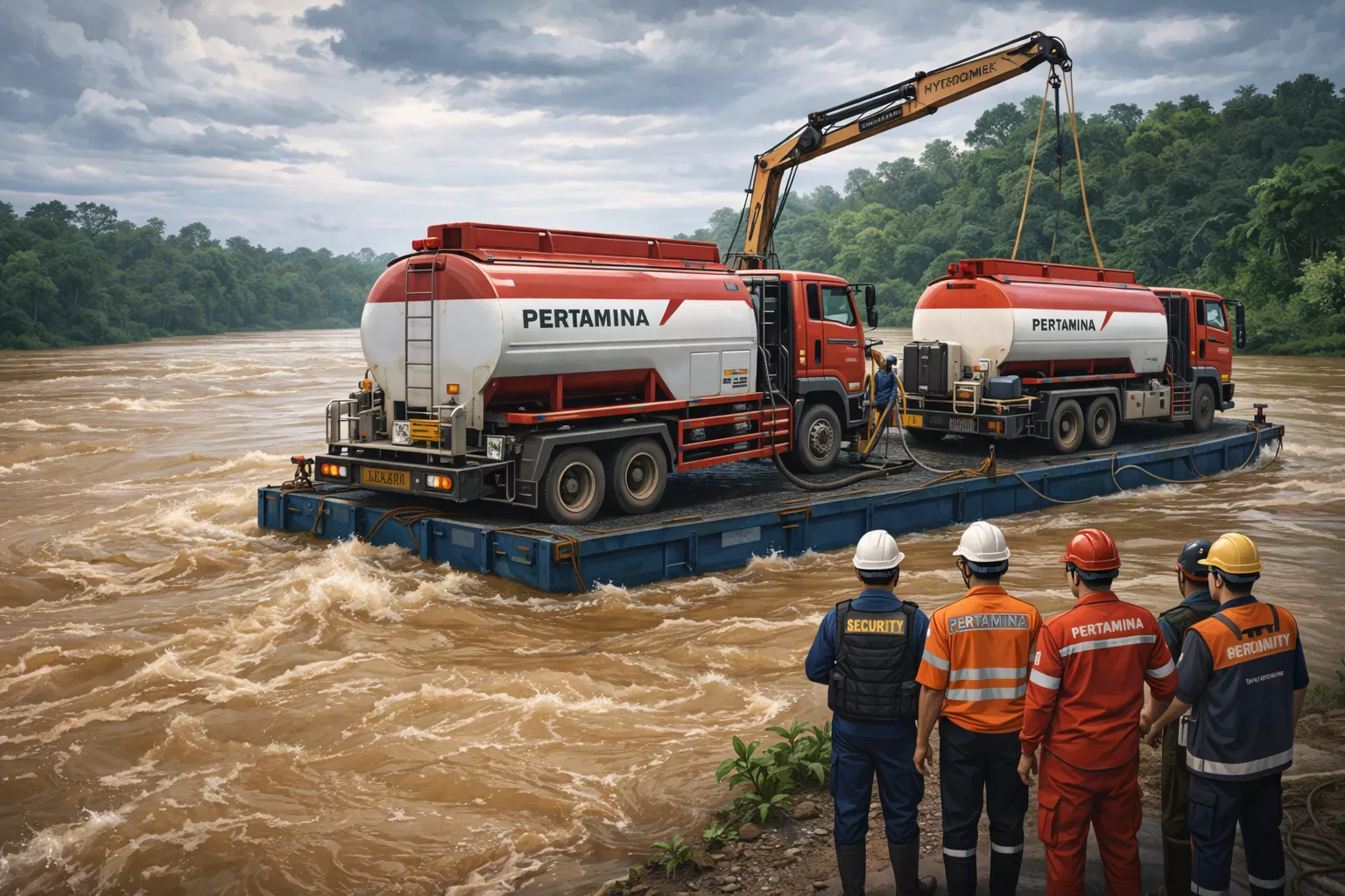 Debit Sungai Naik, Pertamina Tancap Gas Pulihkan Stok BBM di 5 Kabupaten Hulu Kalbar