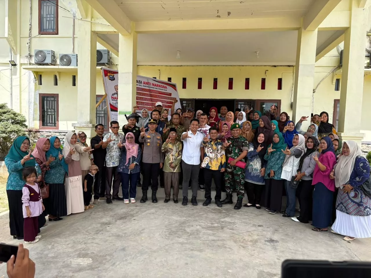 Polda Riau Ajak Masyarakat Rantau Kopar Lawan Peredaran Narkoba