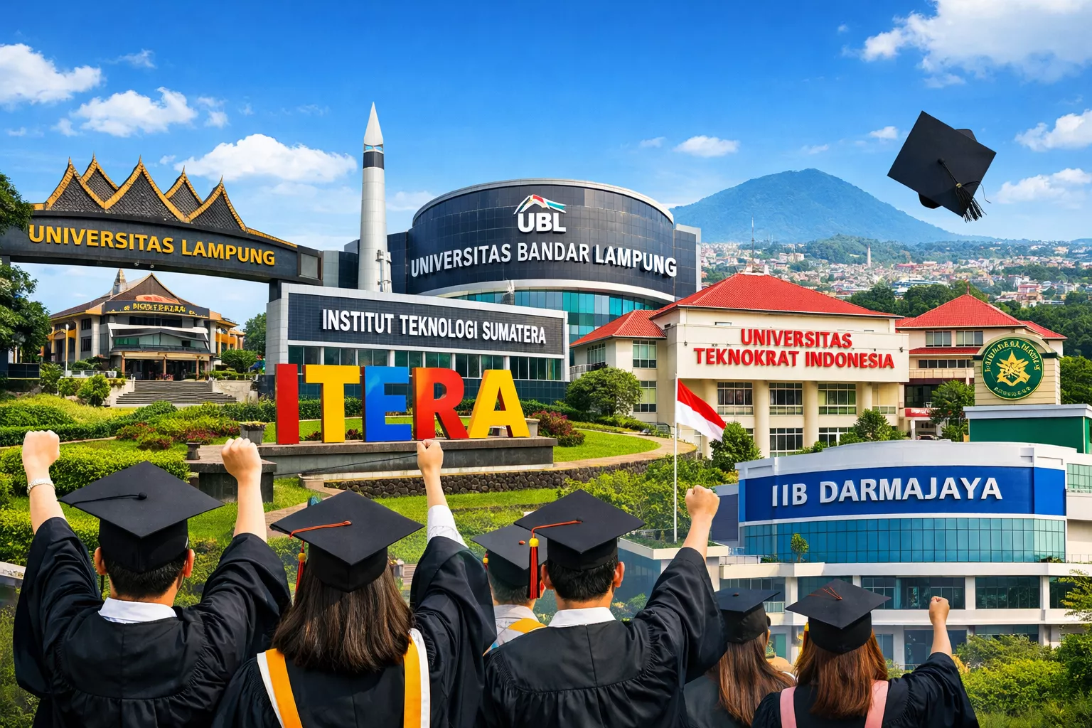 Daftar Perguruan Tinggi Negeri dan Swasta di Provinsi Lampung