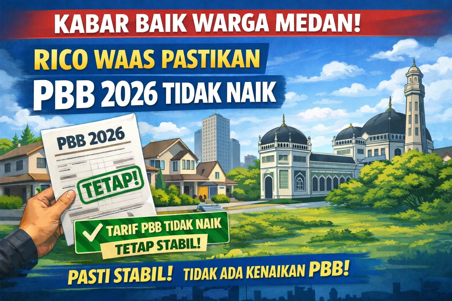 Tak Naikkan PBB 2026, Rico Waas Fokus Optimalisasi Pajak dan Digitalisasi Bapenda