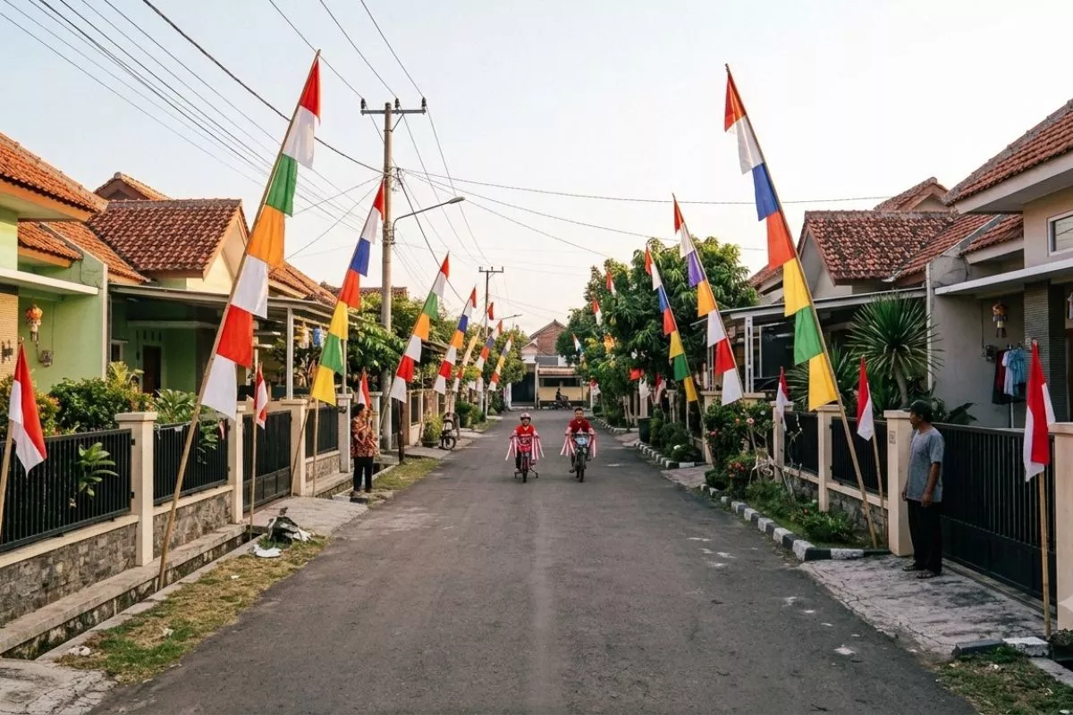 Sambut HUT ke-81 RI, PLN UID Jabar Ingatkan Warga Jaga Jarak Atribut Kemerdekaan dari Jaringan Listrik