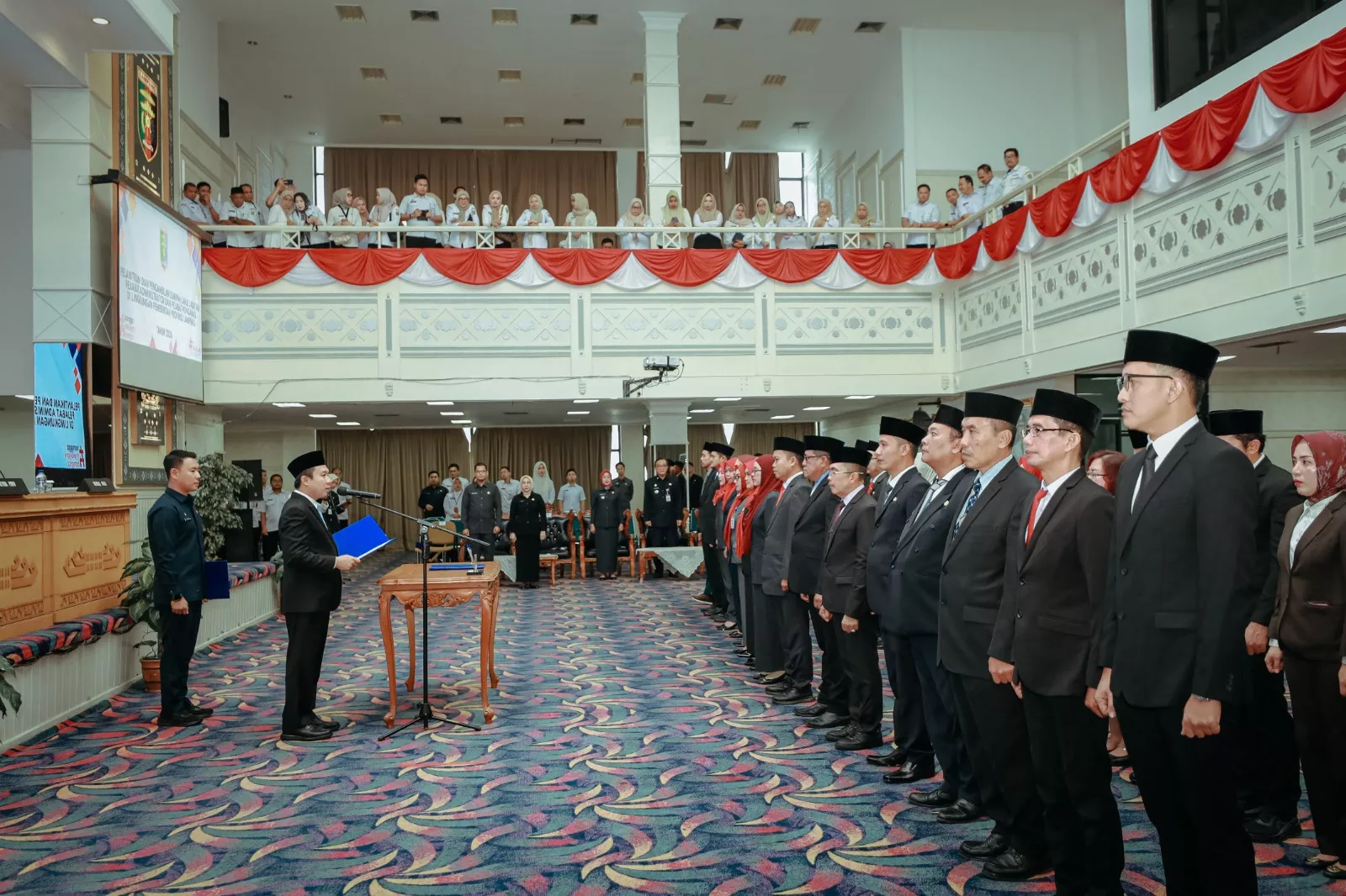 Sekdaprov Lampung Lantik 31 Pejabat, Tekankan Integritas dan Kualitas Pelayanan Publik