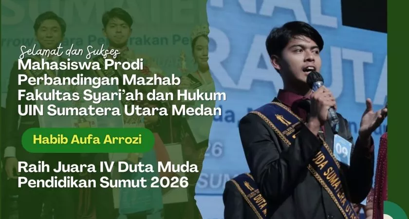 Mahasiswa FSH UINSU Tembus Top 5 Duta Muda Pendidikan Sumut 2026