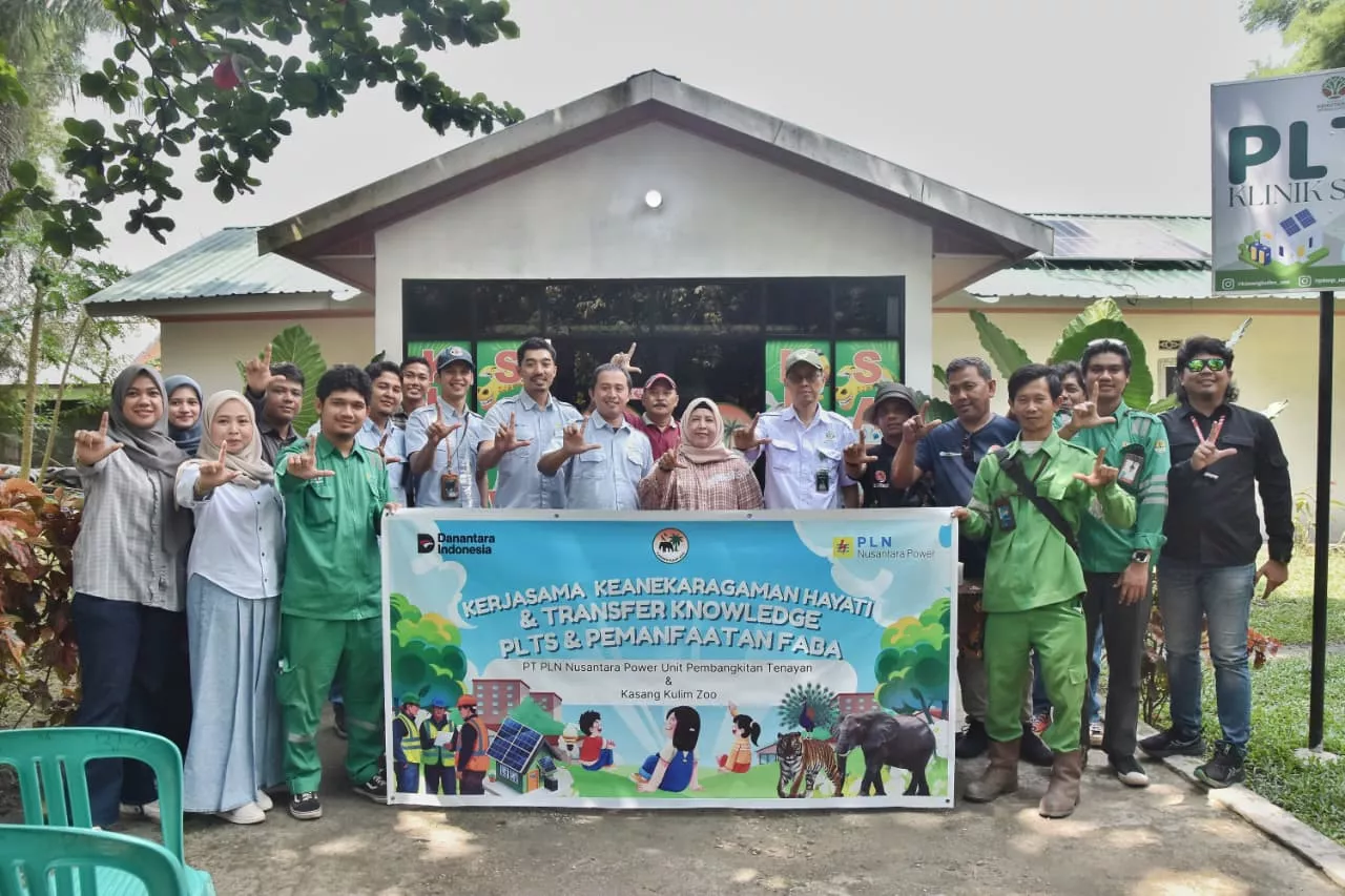 PLTS Hybrid dari PLN Nusantara Power Perkuat Penetasan Telur Satwa di Kasang Kulim Zoo
