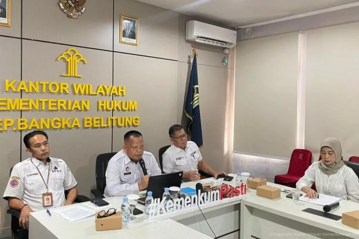 Kemenkum Pastikan Ranperda Insentif Investasi Bangka Selaras Regulasi