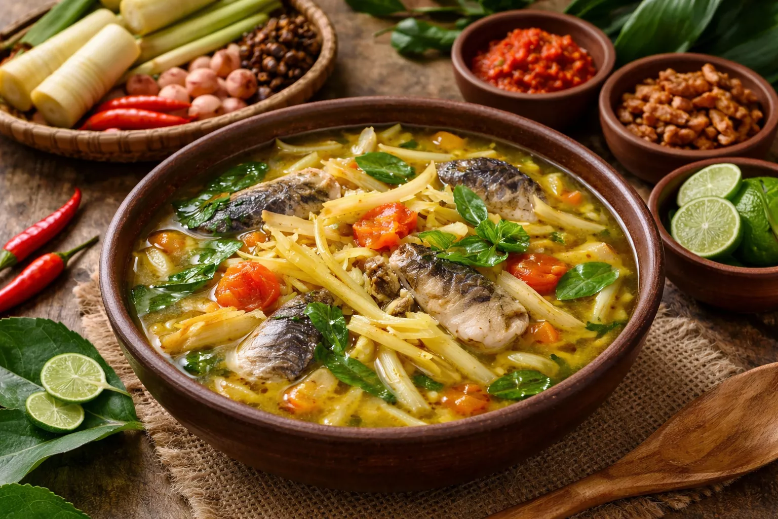 Juhu Singkah: Kehangatan Tradisi Dayak dalam Semangkuk Sup Ikan Rebung