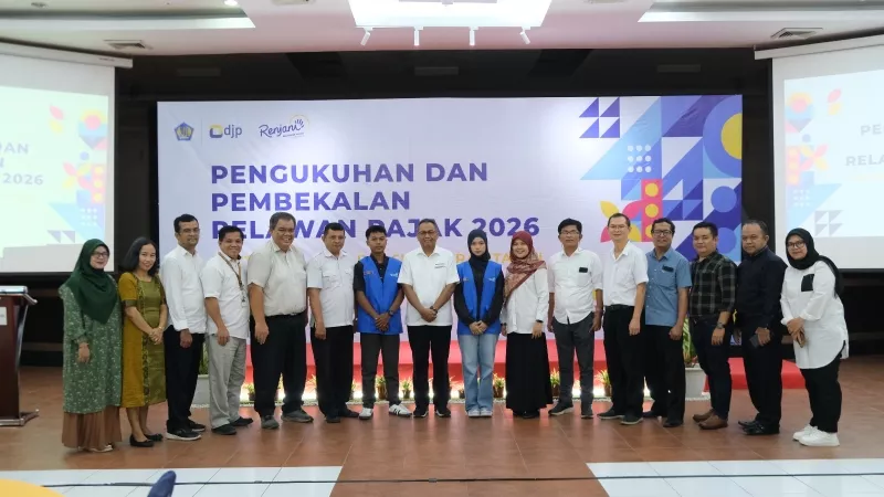 Kanwil DJP Sumut I Kukuhkan 286 Relawan Pajak Renjani 2026 di Medan