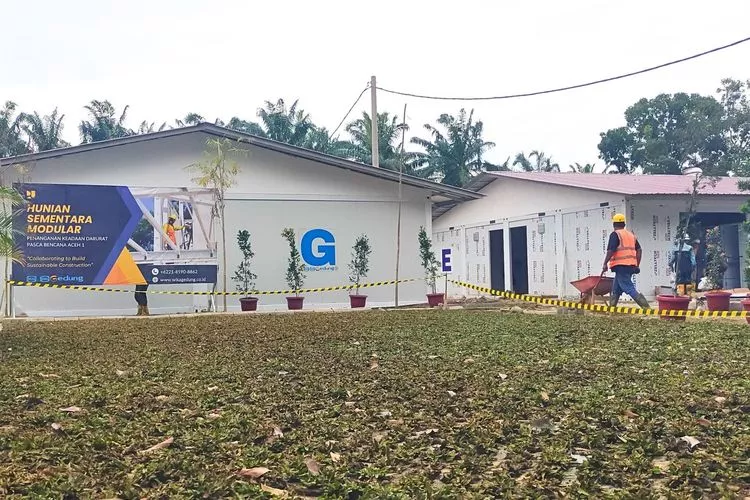 Huntara Modular Aceh Tamiang Dikebut, WIKA Pastikan Kualitas dan Kenyamanan Hunian