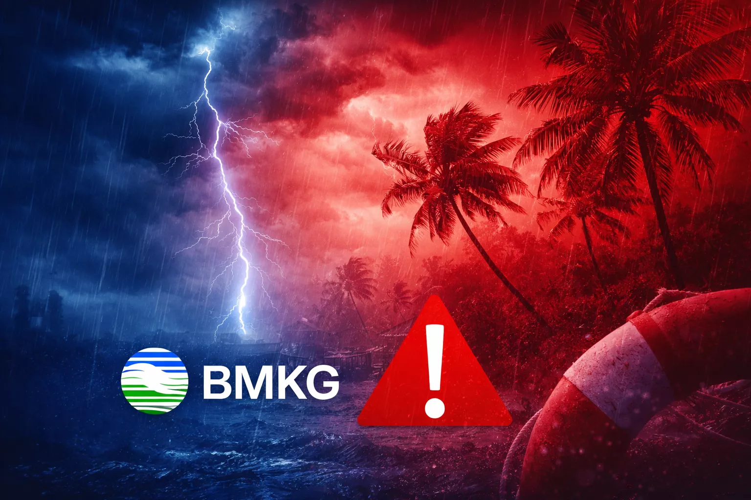 BMKG Keluarkan Peringatan Dini Cuaca, Hujan Lebat Berpotensi Landa Mentawai