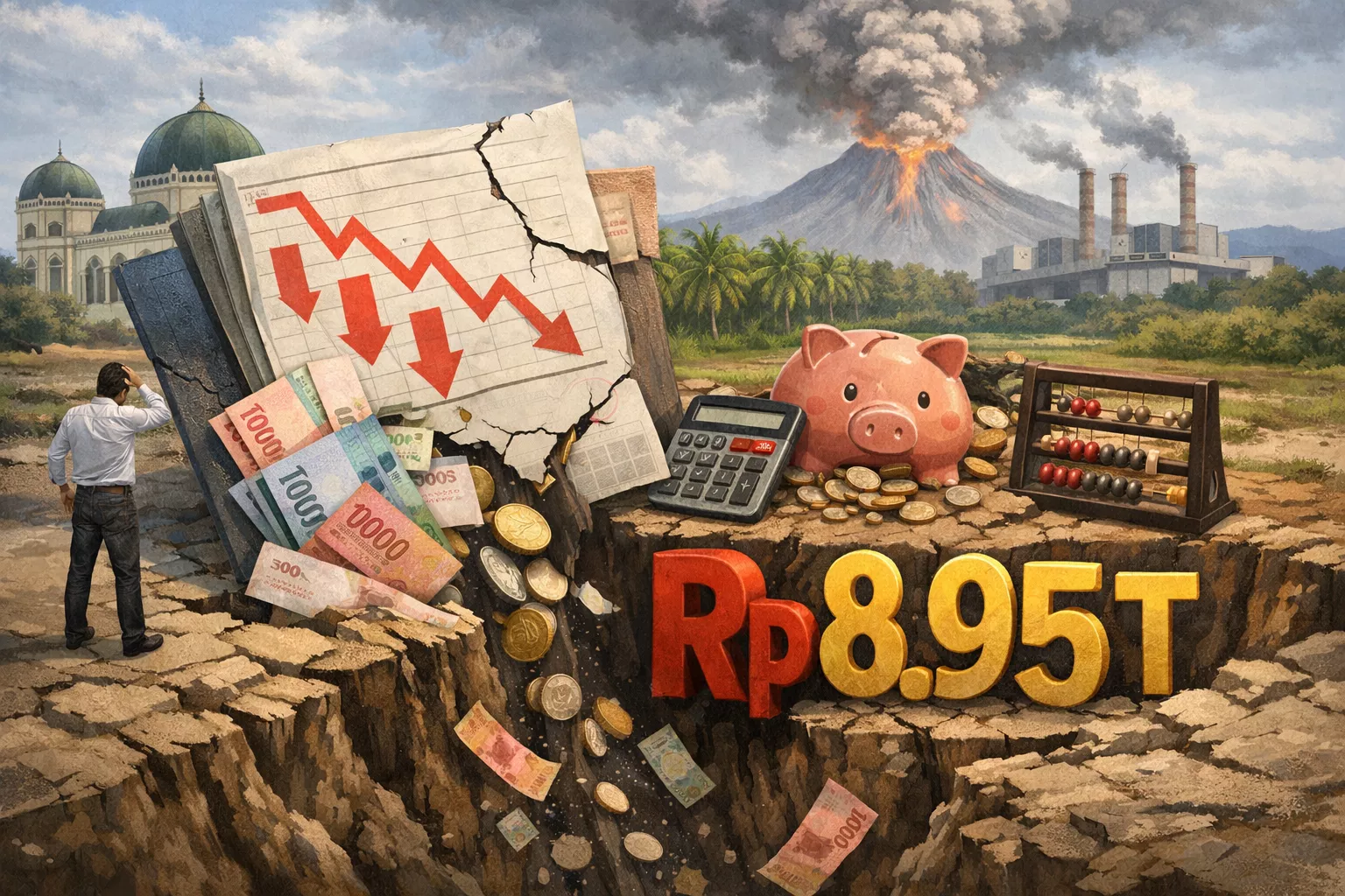 Realisasi APBN Sumut Februari 2026 Defisit Rp8,95 Triliun, Belanja Negara Capai 20%