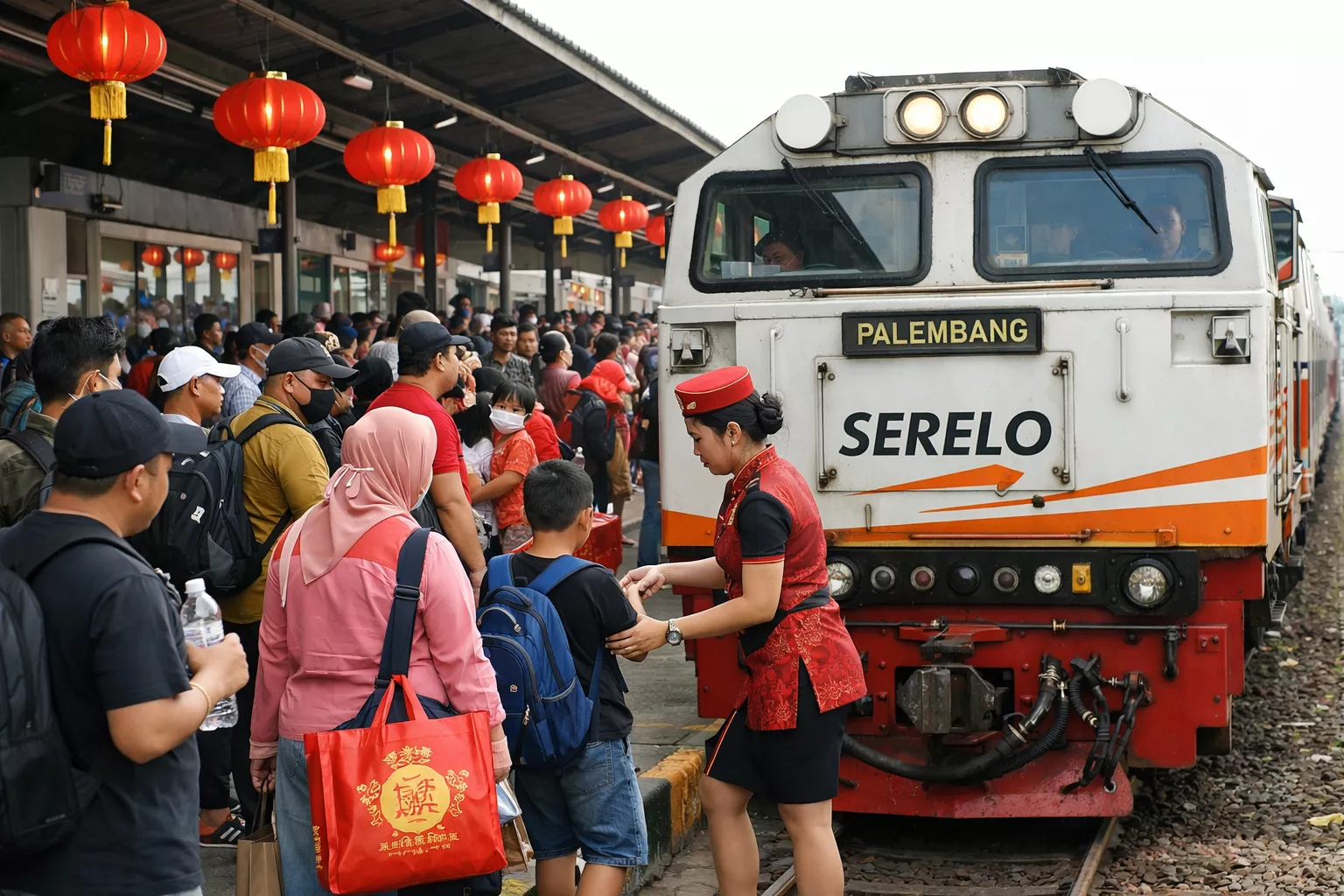 KAI Divre III Palembang Siapkan 16.008 Kursi Libur Imlek, Sisa Tiket Tinggal 1.700-an