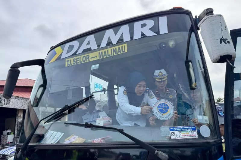Jamin Keamanan Penumpang, Armada Bus Damri Kaltara Jalani Rampcheck