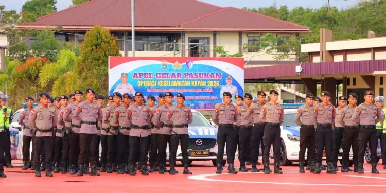 Wakapolda Kaltara Pimpin Apel Operasi Keselamatan Kayan 2026