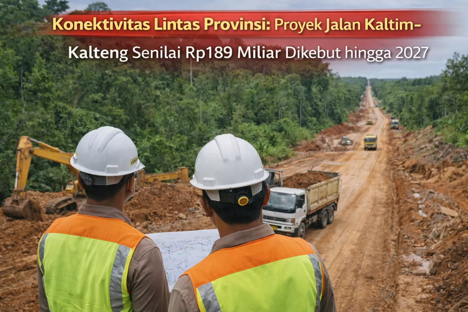 Kebut Konektivitas Kaltim-Kalteng, Pemerintah Kucurkan Rp183 Miliar untuk Jalan dan 17 Jembatan