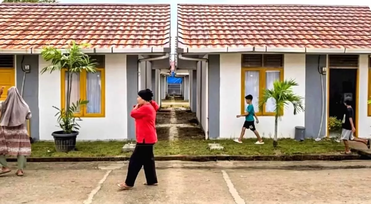 216 KK Korban Banjir dan Longsor di Aceh Utara Mulai Tempati Hunian Sementara